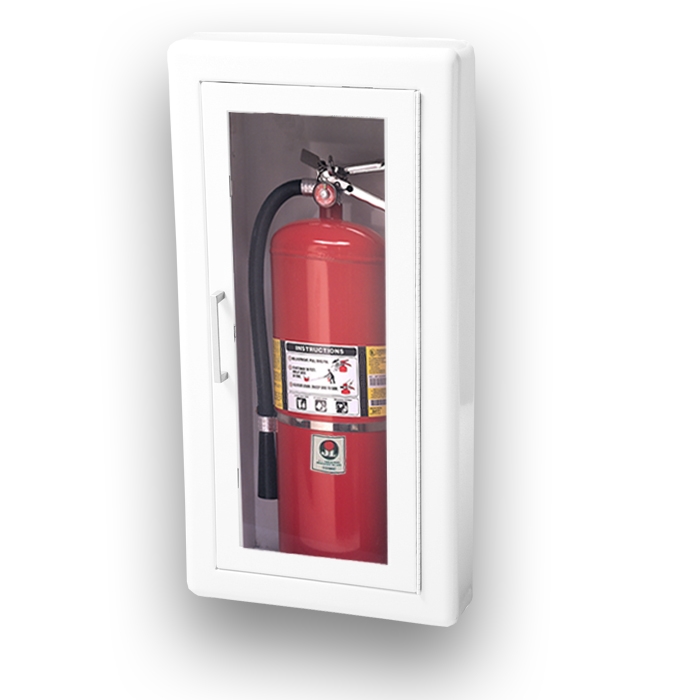 JL Ambassador 1817F10 Semi-Recessed 5 lbs. Fire Extinguisher Cabinet